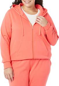 Men's Oversized Full <b>Zip</b> Fleece Hoodie with Warm Kangaroo <b>Pocket</b> Cotton <b>Jogger</b> Set Streetwear Pullover for Winter Solid Pattern - Product Image 4