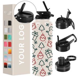 Livraison rapide, mugs en acier inoxydable personnalisés mignons pour Halloween et Noël avec logo - Product Image 1