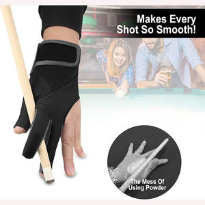 Guantes de billar de alta calidad con diseño antideslizante - Product Image 3