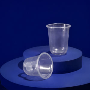 Vasos de plástico PET/PP desechables Quang Quan, tamaños de 16/20/24oz, tapa transparente, estilo de pared única, para servir bebidas frías para té con leche - Product Image 6