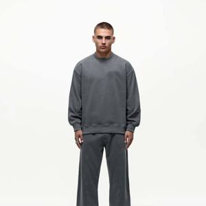 Sudadera gris lavada de alta calidad para hombres y mujeres Diseño cómodo y elegante para ropa informal - Product Image 6