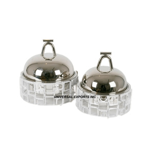 Juego de acero inoxidable de dos calentadores de alimentos, cazuela de diseñador hecha a mano de excelente calidad, superventas, nuevo hotpot de Metal de lujo - Product Image 3