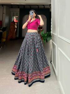 Fully Stitched Customizable Fabric Modal Lehenga Choli Brides Viscose <b>Jacket</b> Sequence Embroidery Work Blouse Presenting <b>Bridal</b> - Product Image 4