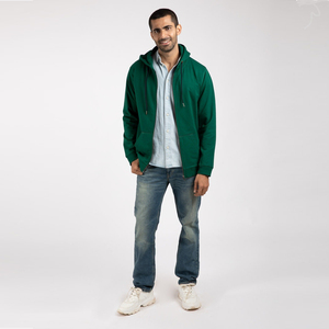 Diseño personalizado de los hombres ropa deportiva impresionante estilo personalizado de color de lana de los hombres cremallera elegante sudaderas con capucha Casual - Product Image 1