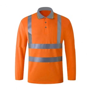 Camiseta reflectante verde y Naranja fluorescente Ropa de trabajo de seguridad de alta visibilidad para el trabajo al aire libre Camiseta DE TRABAJO - Product Image 6
