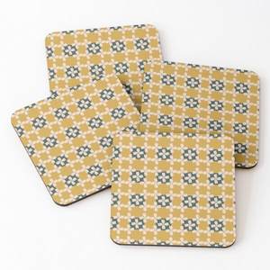 Hot Selling Item2024 Wooden With Enamel Print Puzzle Drink Coasters Pads Beverage Coasters <b>Mats</b> for <b>Bar</b> Restaurants Office - Product Image 3