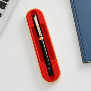 Bolígrafo de Metal Grabado Personalizado de Lujo de la Serie Negra para Regalo - Product Image 2