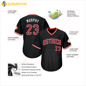 SAMAVIA Maillots de baseball d'ingénierie de précision Ajustement personnalisé pour les équipes américaines Maillot de baseball Pro Performance Athlètes américains personnalisables - Product Image 6