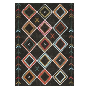 RUGS DEPOT LXDP-0831 Großhandel Terrakotta-Gold Traditioneller Orientalischer Digital Bedruckter Maschinenwaschbarer Chenille-Teppich Rutschfest - Product Image 1