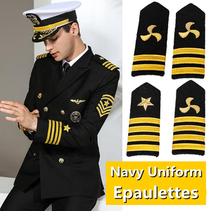 Novedad: Hombreras de Uniforme Personalizadas, Epaulettes Ceremoniales para Pilotos y Aerolíneas, Rangos de Hombro, Poliéster/Algodón - Product Image 4