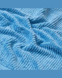 Venta caliente Toallas de baño antipilling ligeras Diseño de hilo impreso de moda Cierre de cremallera Bolsa suave Estuches cosméticos - Product Image 3