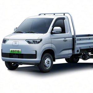 Electric Pickup <b>Truck</b> 3 Body Styles Flat <b>Bed</b> Stake <b>Bed</b> & Van Body 2 Seats 2 Doors 313KM CLTC Range - Product Image 1