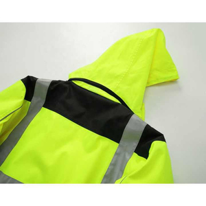 Chaquetas de Trabajo de Seguridad Reflectantes de Alta Visibilidad, Impermeables, Transpirables, de Poliéster, con Diseño de Logotipo Personalizado, para Invierno - Product Image 4