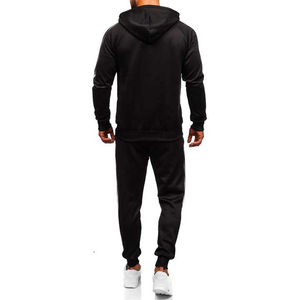 Sudadera con capucha y logotipo personalizado, chándal de 2 piezas para hombre, ropa de invierno de alta calidad, conjunto de chándal OEM de talla grande - Product Image 2