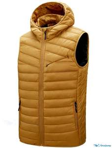 เสื้อแจ็คเก็ตพัฟเฟอร์แบบมีฮู้ด ซิปปิด คุณภาพสูง สำหรับทุกเพศ  ปรับแต่งได้ กันน้ำ/กันลม สไตล์ลำลอง  โลโก้ด้านหน้า  ขนเฟอร์เทียม - Product Image 4