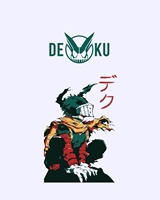 T-shirt oversize imprimé graphique Deku blanc OEM pour homme T-shirts respirants de haute qualité avec logo personnalisé Fabriqué au Pakistan