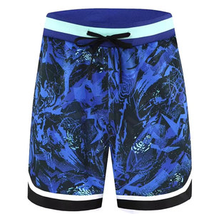 Short de basket-ball en maille de sublimation de polyester pour hommes de logo personnalisé de grande taille 6XL avec décoration de motif fabriqué sur commande - Product Image 1