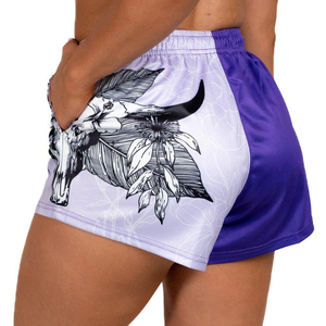 กางเกงฟุตบอลคุณภาพพรีเมียม ออกแบบเองได้ พิมพ์ลายสองสีด้วยเทคนิคซับลิเมชั่น เอวยางยืด ใส่โลโก้ได้ ระบายอากาศได้ดี ใส่ได้ทั้งชายและหญิง - Product Image 6