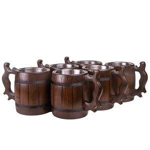 Taza de madera natural de alta calidad para uso en la cocina Medieval by Crescent Crafts - Product Image 4