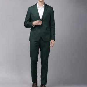 Custom Men's 2 Piece Classic Fit 2 <b>Button</b> <b>Suit</b> Jacket Office Dress Blazer & Pleated Pants Set 2026 Men's <b>Suits</b> - Product Image 4