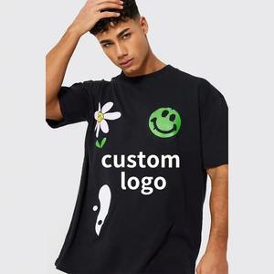 Ensemble 2 pièces t-shirt et short pour homme, tenue de Sport, surdimensionné, imprimé graphique, couleur noire, vente en gros - Product Image 3