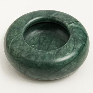 Bol décoratif en marbre vert olive fabriqué à la main cendrier en pierre élégant pour la décoration de la maison de bureau cadeau en marbre Unique - Product Image 5