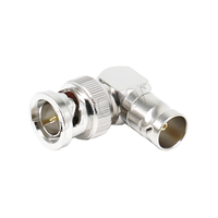 Prise mâle BNC 75ohm vers prise femelle BNC connecteur adaptateur RF à angle droit 90 degrés