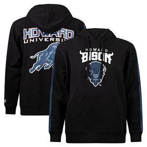 Sweat à capuche Howard University BISON Premium 100% coton polaire coupe-vent HBCU Impression personnalisée sur écran Doublure lavée Hiver - Product Image 1