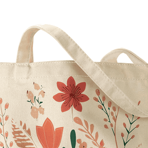 Logo personnalisé usage quotidien grande capacité sacs à main toile fourre-tout épaule coton sac tissu réutilisable Shopping Eco décontracté plage - Product Image 6