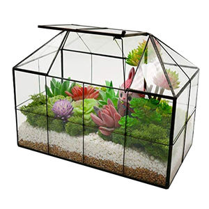 Terrario de cristal decorativo hecho a mano para florero de cristal de la mejor calidad, contenedor de plantas para comedor o artículo de decoración de dormitorio - Product Image 2