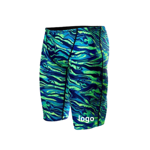 Pantalones cortos de compresión de secado rápido de verano para hombre, 1 pieza, logotipo personalizado, Bikinis, transferencia de calor, patrón de animales, protección UV - Product Image 4