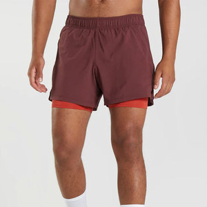 Shorts de sport décontractés pour hommes 2026 – Tenue de gym respirante en polyester/coton avec cordon de serrage – Style urbain uni - Product Image 2