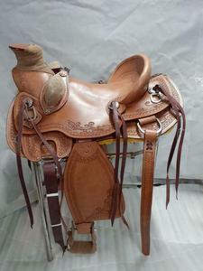 Selle de Roping Western en Cuir Marron de Qualité Supérieure avec Siège Confortable pour l'Équitation à Prix Abordable - Product Image 5