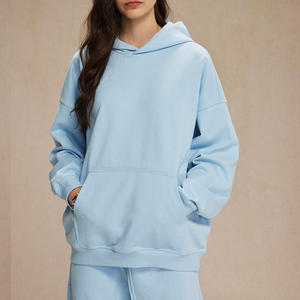 เสื้อฮู้ดฟลีซหนาน้ำหนัก 430 กรัม พิมพ์โลโก้ตามสั่ง ขายส่ง สำหรับผู้ชายและผู้หญิง สไตล์สตรีทแวร์ คุณภาพสูง - Product Image 6