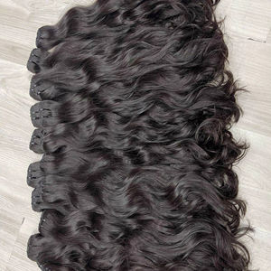 Venta 2025 Cabello Natural al por Mayor de Vietnam, Extensiones de Cabello Humano con Onda Natural, Cabello Sin Procesar con Cutícula Intacta, Trama Doble - Product Image 1