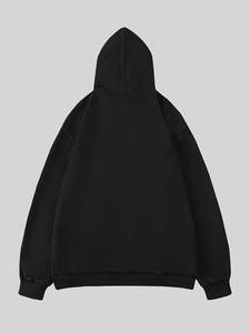 Sweat à capuche OEM professionnel personnalisé pour hommes, sweat-shirt intégral à fermeture éclair, streetwear en coton polaire, sweat à capuche d'hiver de haute qualité à la mode - Product Image 3