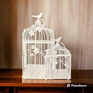 กรงสัตว์เลี้ยงสีขาวแบบคลาสสิกเคลือบผงสินค้าให้เป็นของขวัญสำหรับเทศกาลสินค้าคุณภาพสูงราคาโรงงานโดยตรงของตกแต่งบ้าน - Product Image 3