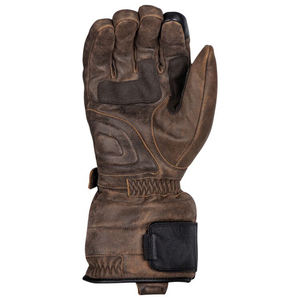 Gants de moto avec logo personnalisé pour hommes Gants d'équitation imperméables et chauds pour l'hiver Doublure respirante Manchette longue épaisse en cuir véritable - Product Image 4
