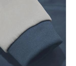 Survêtement d'hiver 100% coton léger coupe régulière Top vente Plus la taille Motif solide Haute respirabilité Ensembles de logos personnalisés - Product Image 3