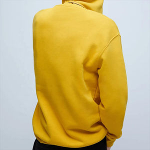 2025 sweat à capuche personnalisé pour hommes pull en coton surdimensionné de haute qualité épais anti-rétrécissement brodé et teint en plaine pour l'hiver - Product Image 2