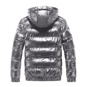 Veste à capuche à manches longues avec fermeture éclair sur le devant pour hommes Vestes pour hommes Respirante Couleur unie Séchage rapide Nouveau design Veste matelassée - Product Image 2