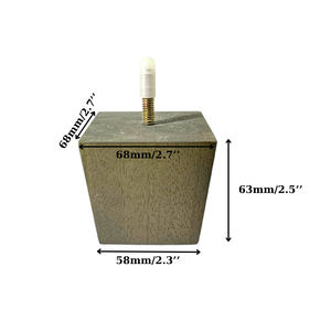 Patas de Madera Maciza OEM para Sillas de Comedor, Cocina, Mesa, Gabinete, Sofá, Hotel, Muebles de Exterior, Sala de Estar, Exportación de Vietnam - Product Image 5