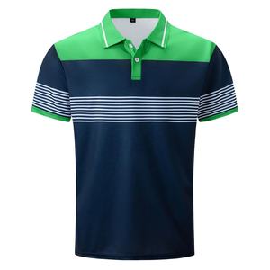 Services OEM 2025 nouveau Design de mode imprimé polos de golf coton Polyester Sport polos respirants - Product Image 6