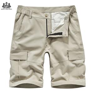 Pantalones Cortos Cargo de Lona Ligeros y Transpirables para Hombre, Cierre de Botones, Diseño Sólido, Estilo Casual, Bolsillos, para Uso Diario, Trabajo, Verano, Aire Libre - Product Image 4