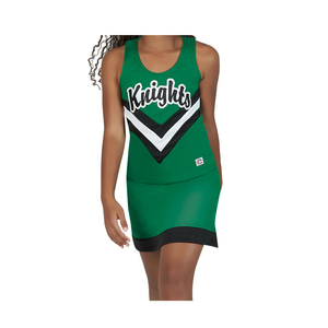 Womens <strong>School</strong> <strong>Girls</strong> Cheerleading <strong>Dance</strong> Costume Letter Printing Round Neck Sleeveless Pleated <strong>Dress</strong> Cheerlead uniforms