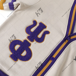 Cárdigan de Mujer con Letras Griegas Bordadas, Suéter para Hermandad y Fraternidad, Venta al por Mayor, Universidad Estatal de Alabama - Product Image 6