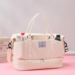 חדר כושר לנשים 42l כושר לשאת על תיק נסיעות המכות עם תא שירותים וכיס חול כיס נעליים - Product Image 3