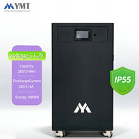 Batterie solaire LiFePO4 à semi-conducteurs 32kWh 16kWh 48V 51.2V 200Ah 10kW Système de stockage d'énergie domestique 8000 cycles Certifié CE