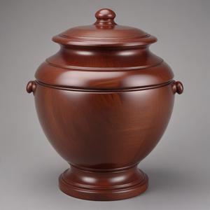 Urne souvenir en bois de luxe fabriquée à la main pour les cendres Fourniture en vrac de boîte commémorative de crémation Prix raisonnable - Product Image 2