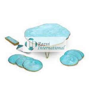 Thiết kế hấp dẫn xếp chồng lên nhau Glass resin bánh đứng với vàng cạnh trang trí bánh đứng Tặng bánh quảng cáo đứng - Product Image 5